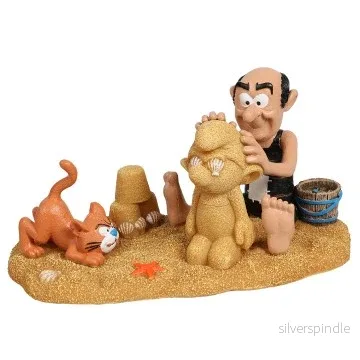 Deko Aqua Della Smurfs - StrandSmufar Gargamel&Azrael