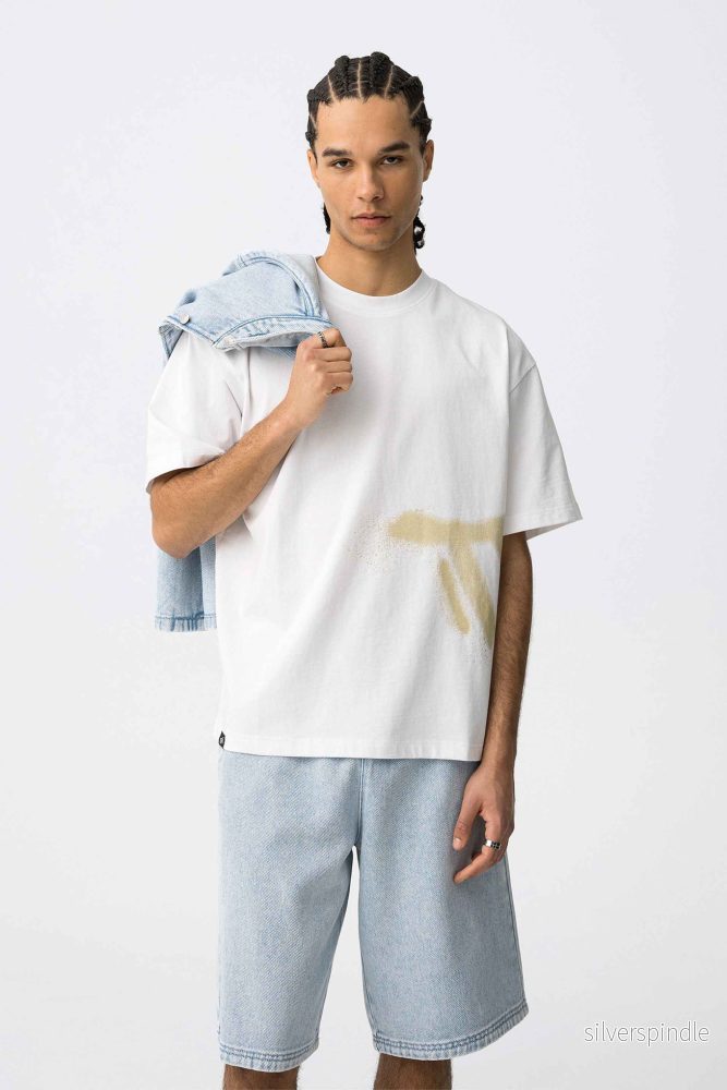 EDDIE WHITE BOXY FIT T-SHIRT - Bild 2