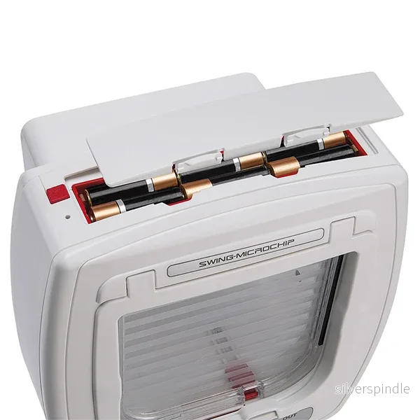 Ferplast Kattlucka Swing Microchip Vit - Bild 2