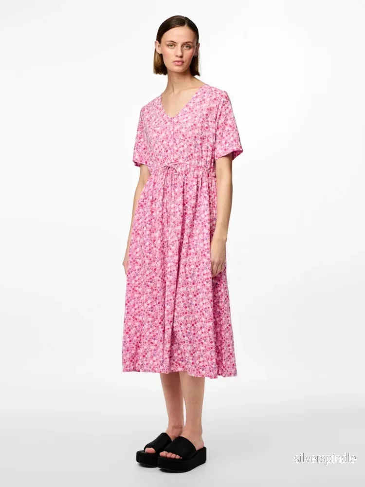 TALA SS STRING TIE MIDI DRESS - Bild 3