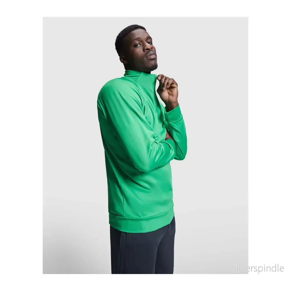 Epiro långärmad unisex sweatshirt med kvartslång dragkedja - Bild 2