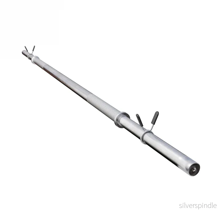 Lång Skivstång 150 cm – Fjäderlås (30 mm) Lång Skivstång 150 cm – Fjäderlås (30 mm)
