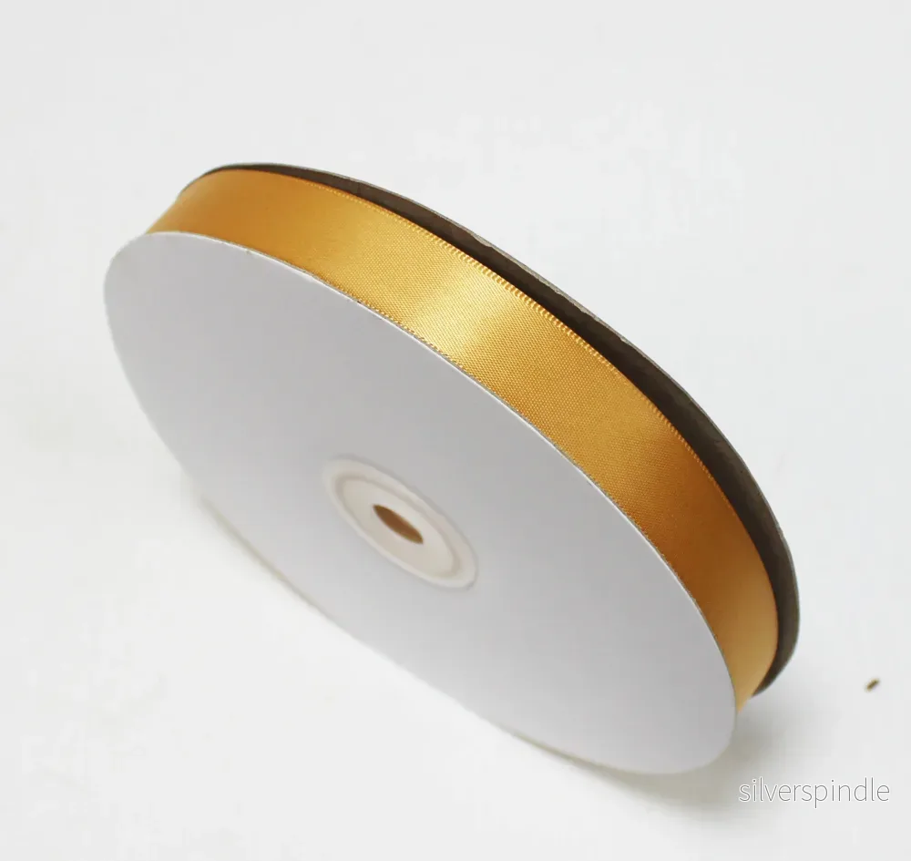 Satinband – Guld 16 mm x 50 m Satinband – Guld 16 mm x 50 m