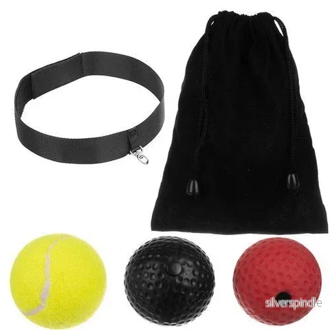 Reflexboll för boxning (med 3 bollar)