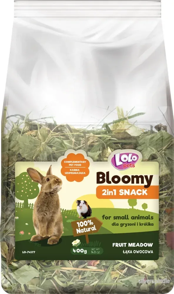 Bloomy 2in1 Snack – fruktäng för Gnagare och kaniner