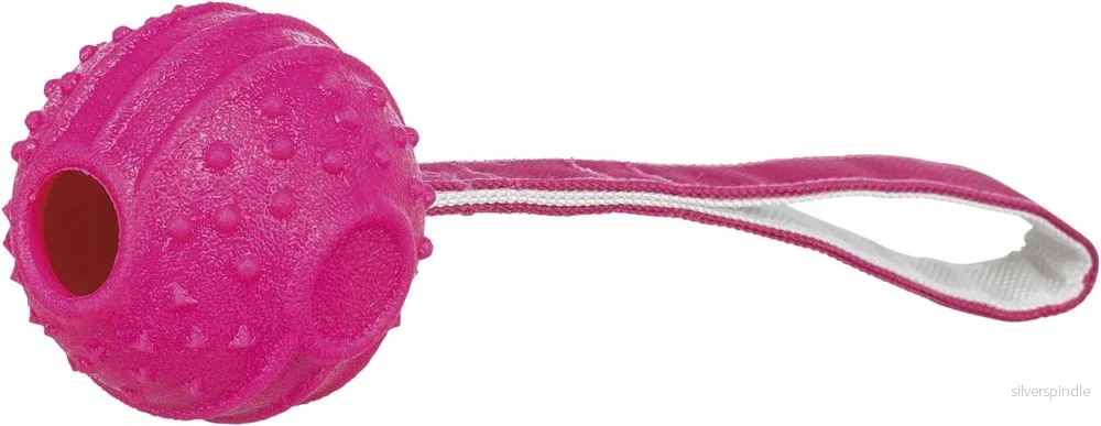 Soft & Strong boll med rem, TPR, 29 cm, rosa - Bild 3