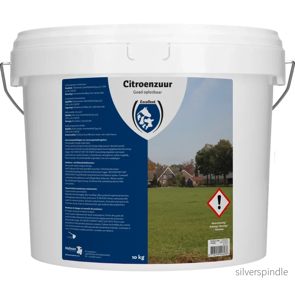 Utmärkt citronsyra 99,5% 10 kg Utmärkt citronsyra 99,5% 10 kg