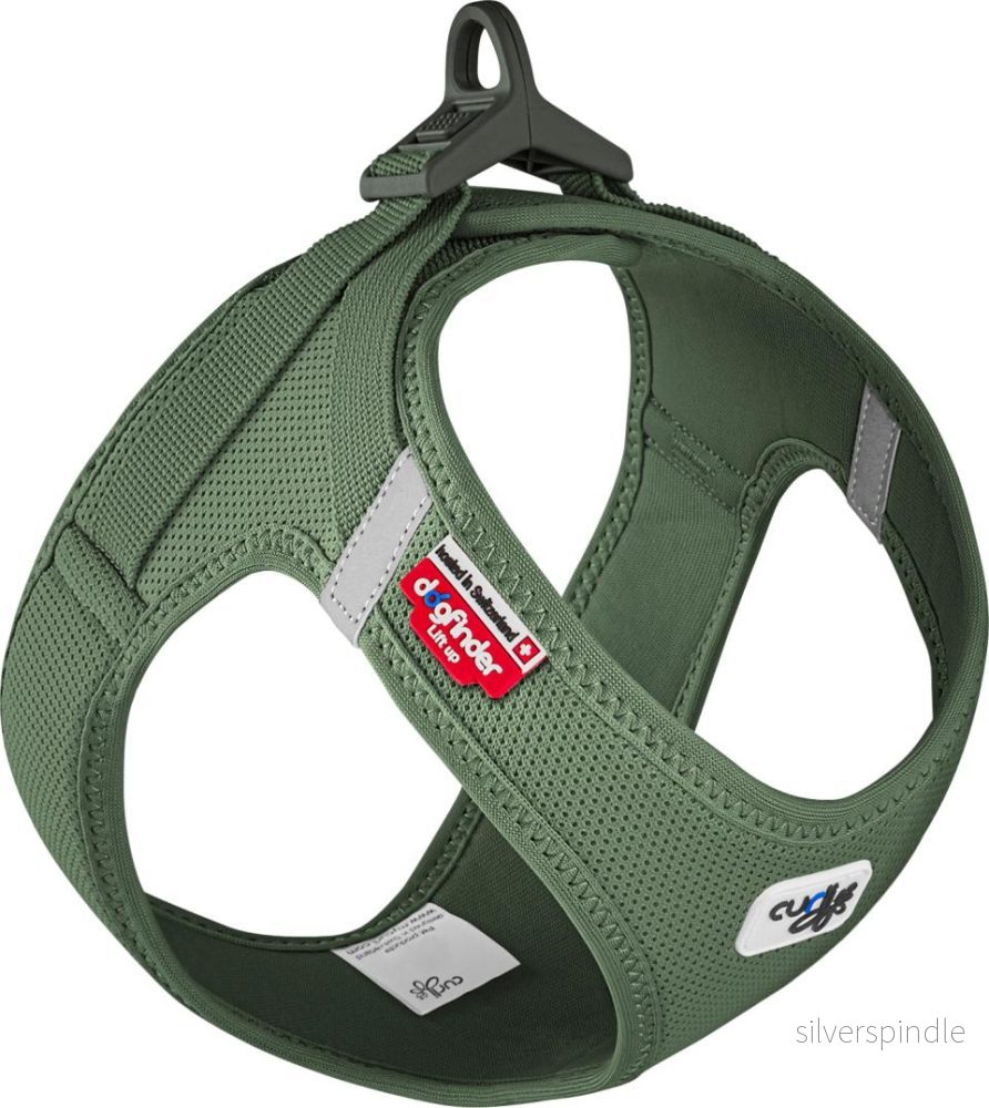Curli Vest sele Clasp Air-Mesh XL Grön