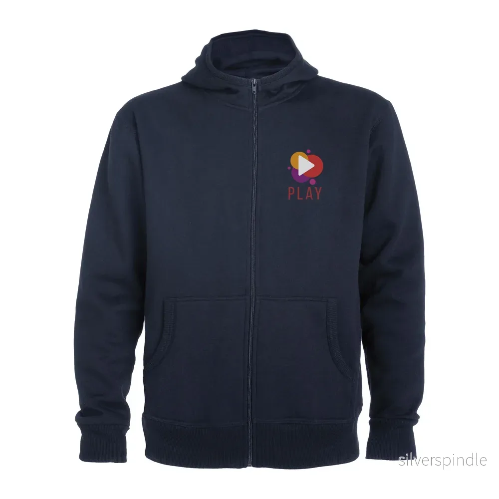 Montblanc unisex hoodie med hellång dragkedja - Bild 2