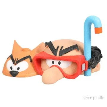 Deko Aqua Della Smurfs - Gargamel&Azrael Snorklar