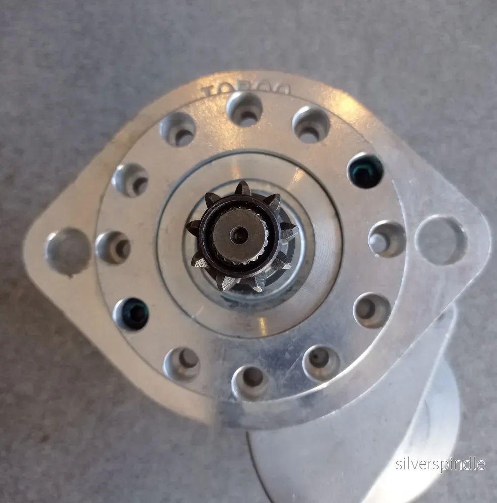 Mini startmotor Chrysler Desoto Dodge 1957-1958 Alla V8 med 172 kugg - Bild 2