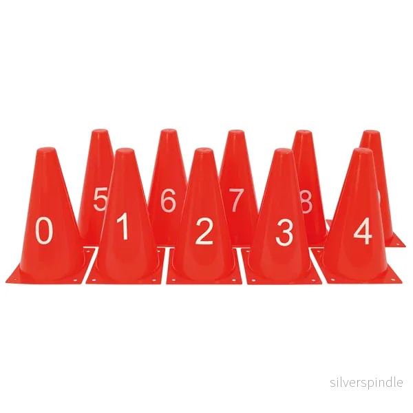 Koner 23 cm med nummer 0-9