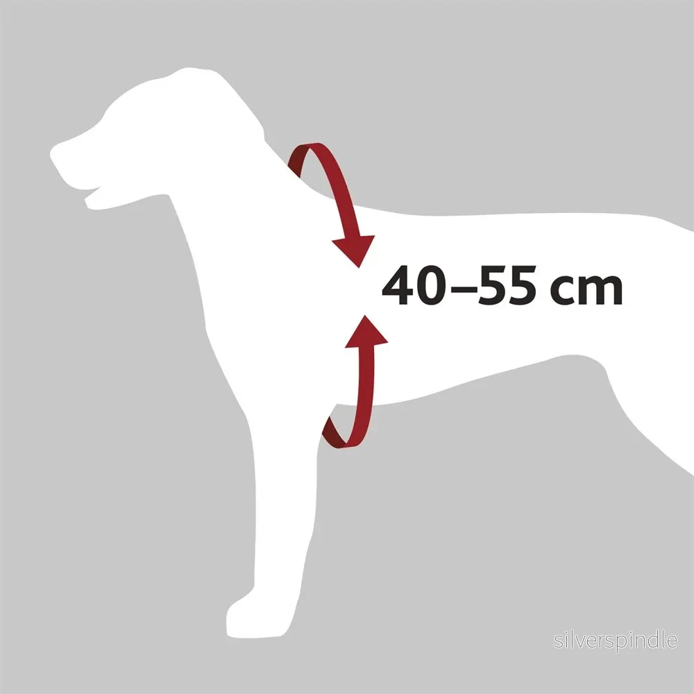 Bilsele Dog Protect, S/M: 40-55 cm/17 mm, svart - Bild 2