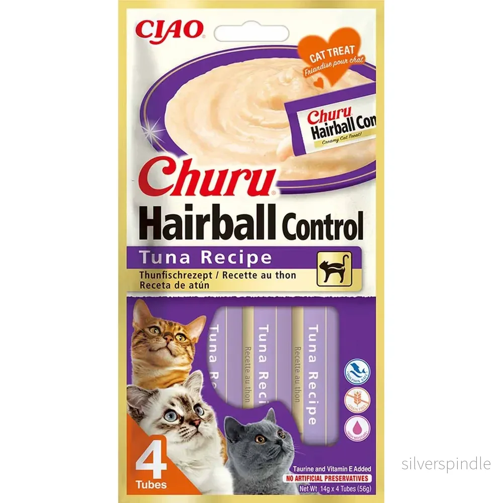 Churu Hairball Control Tuna 4st