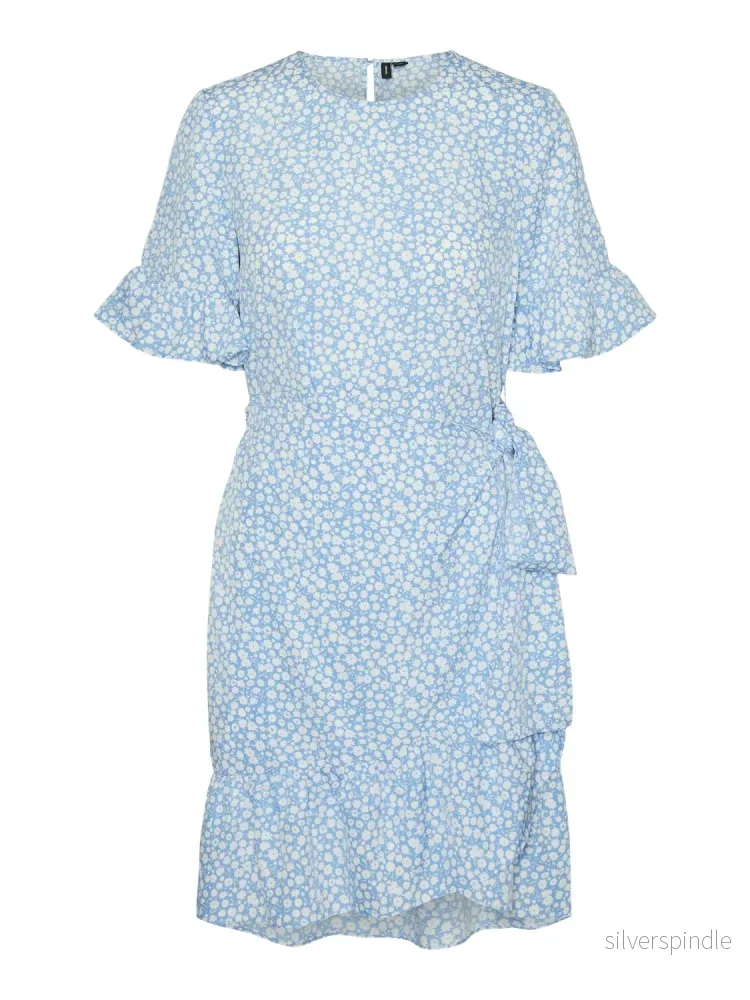 HENNA 2/4 O-NECK SHORT DRESS - Bild 2
