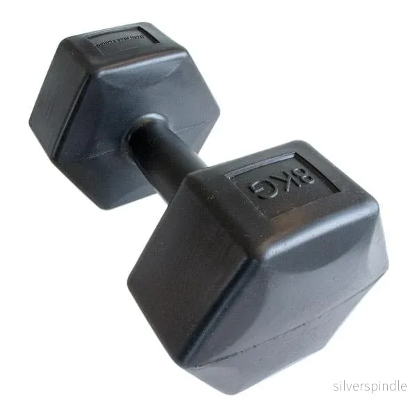 Hantel i plast (prisvärd) 8kg