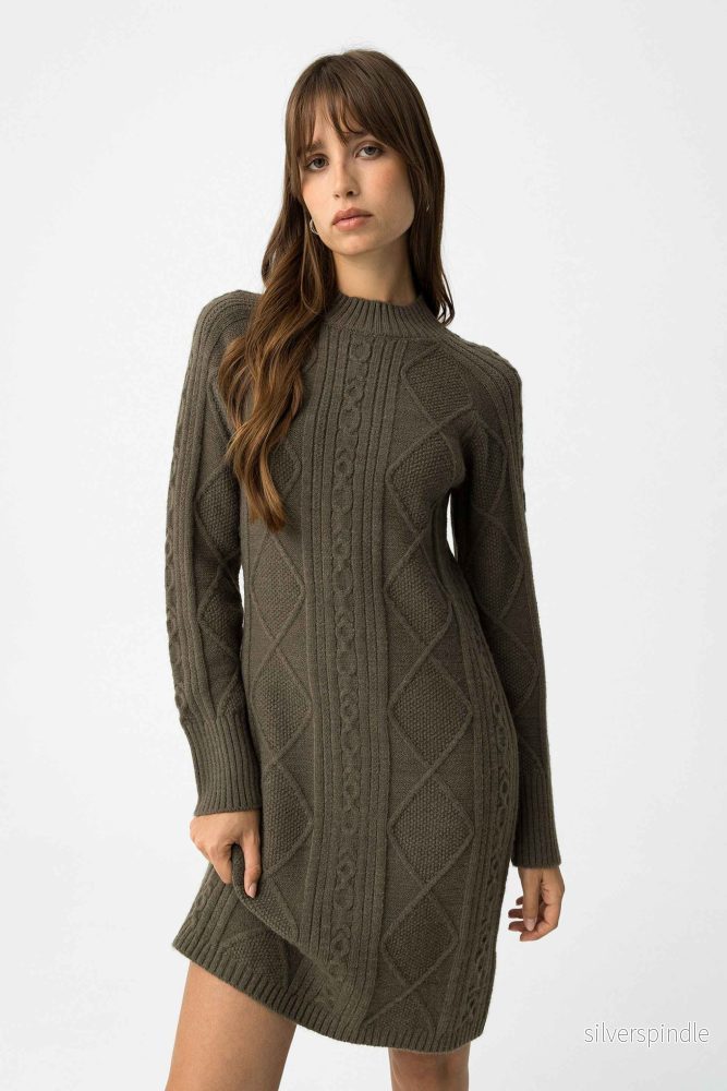 MARIJIN CABLE KNIT DRESS - Bild 2