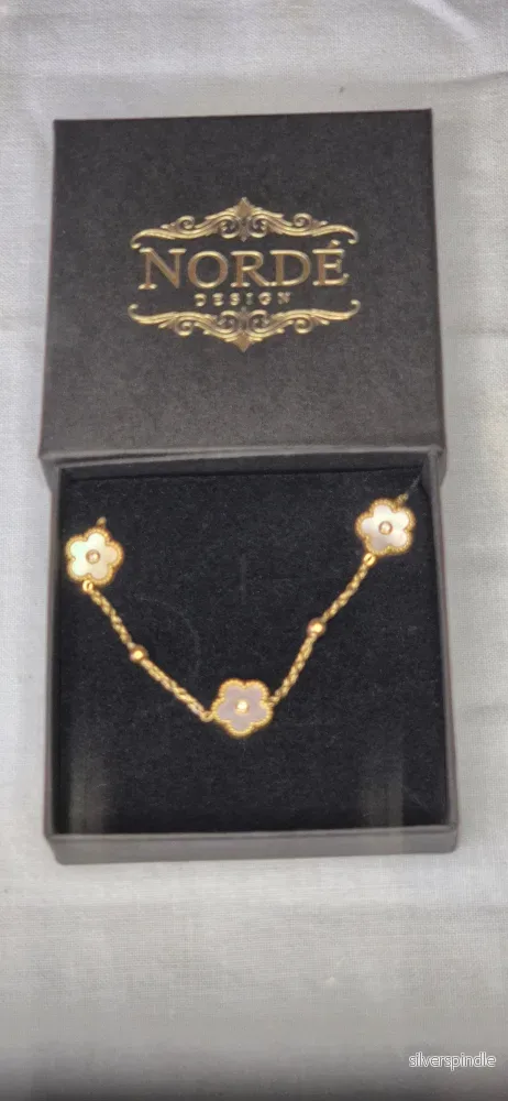 Flower Bracelet Gold Ladies - Bild 2