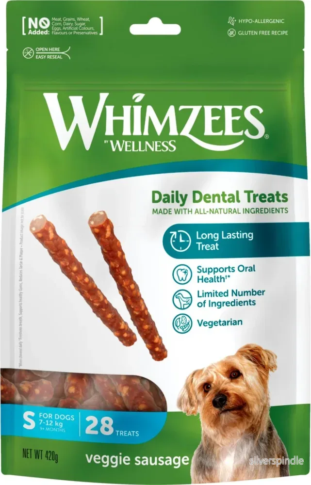 Whimzees Veggie Sausage S 420g Whimzees Veggie Sausage S 420g