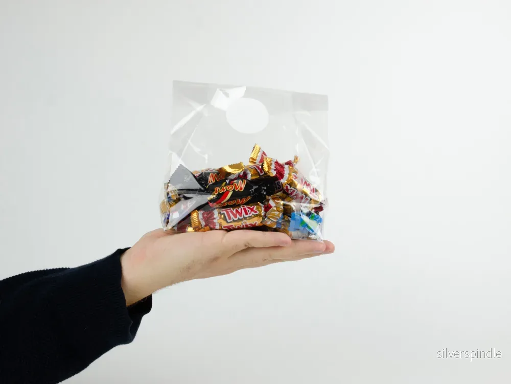 Små cellofanpåsar med botten 14 x 17cm | Transparenta plast - Bild 2