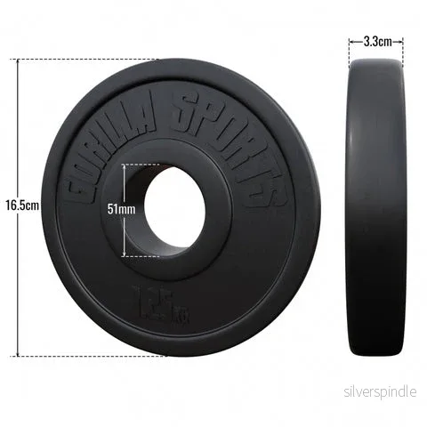 Viktskiva 1,25 kg Basic (50 mm) - Bild 2