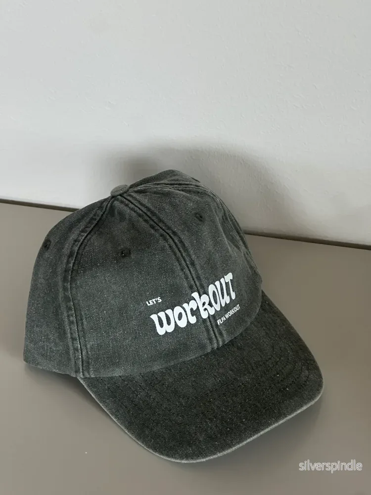 WASHED CAP "Let's workOUT"