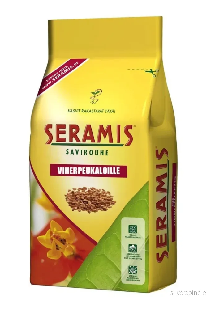 Seramis savirouhe 7,5 L,  kastele kolme kertaa harvemmin