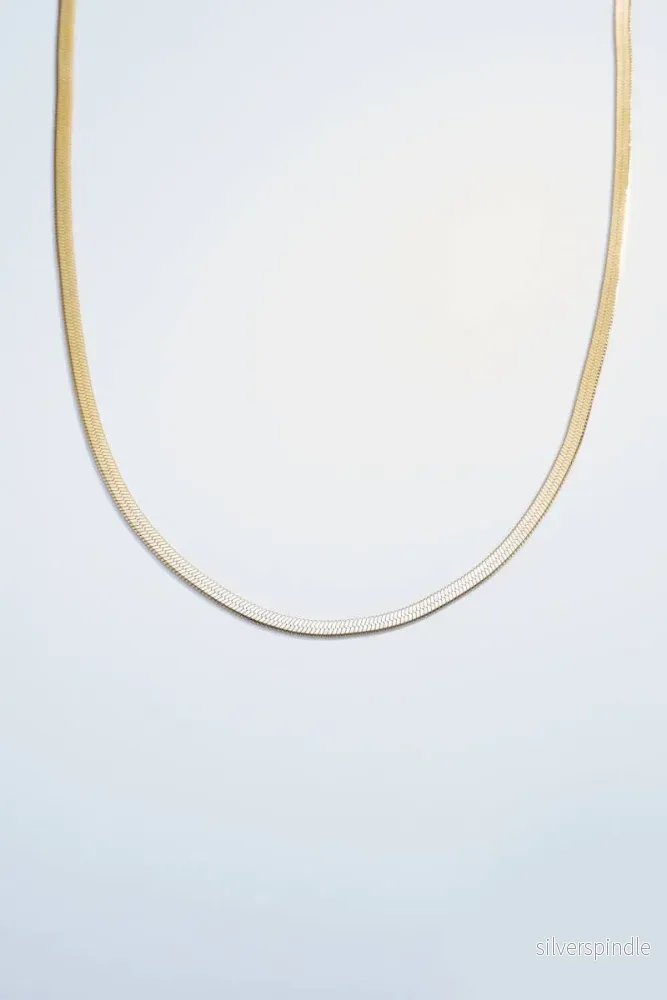 Herringbone Necklace Women Herringbone Necklace Women