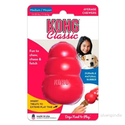 Leksak Kong Classic M Röd Leksak Kong Classic M Röd