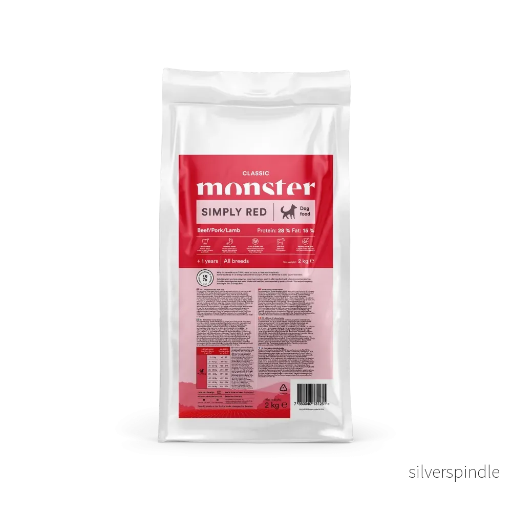 Monster Hund Classic Simply Red 17 kg