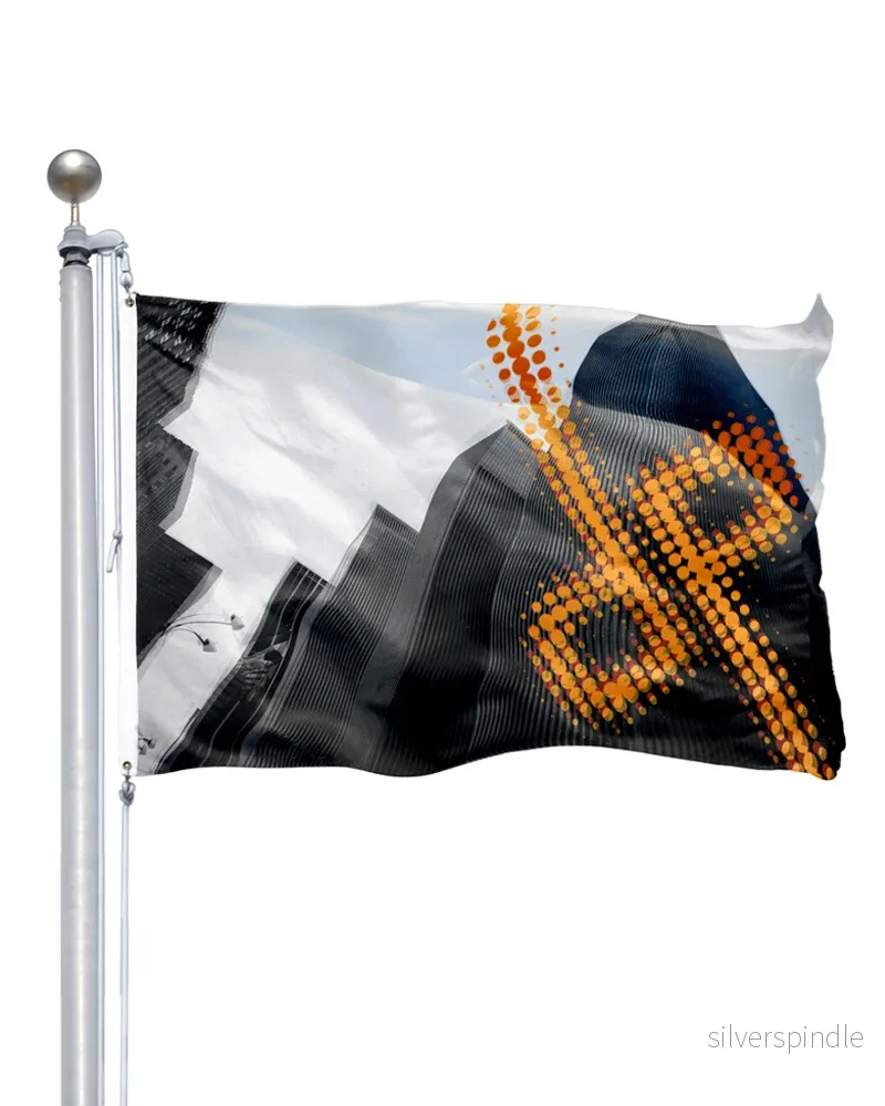 Digitaltryckt flagga 316 x 189 cm