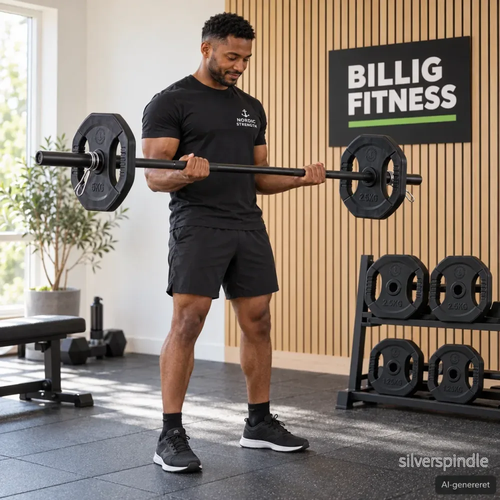 Svart pumpskivset 17,5 kg | Nordic Strength - Bild 3