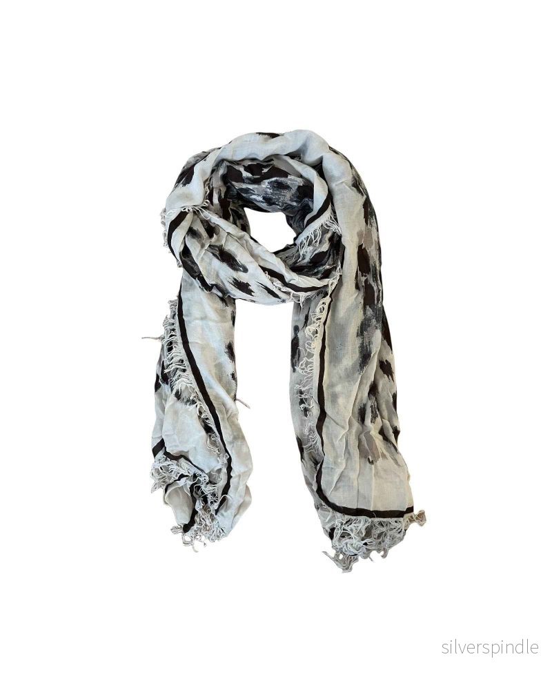 LEOSTROKE FRINGED SCARF - Bild 2