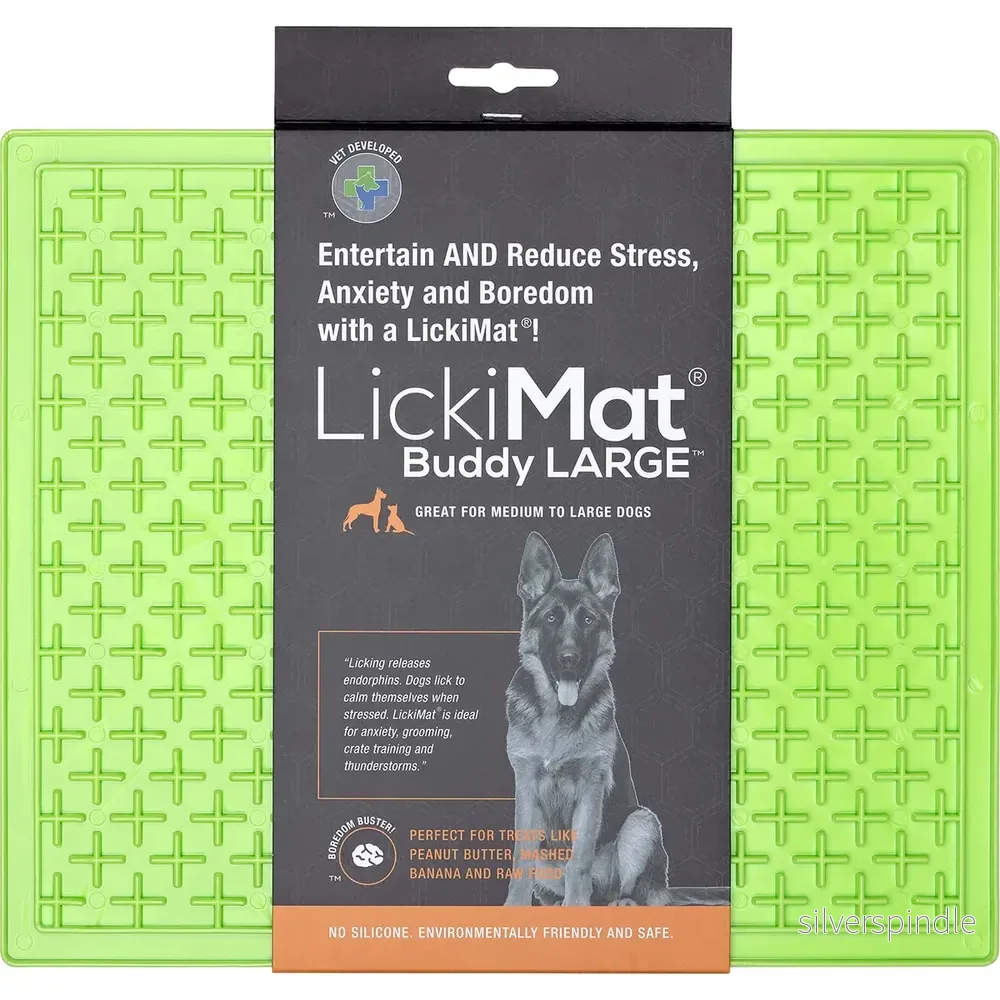 Hundskål Lickimat Buddy Xl Grön 30,5×25,5cm