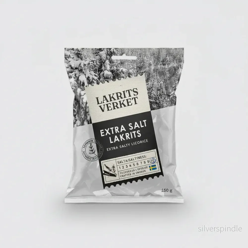 Lakritsverket Extra Salt Lakrits 150g