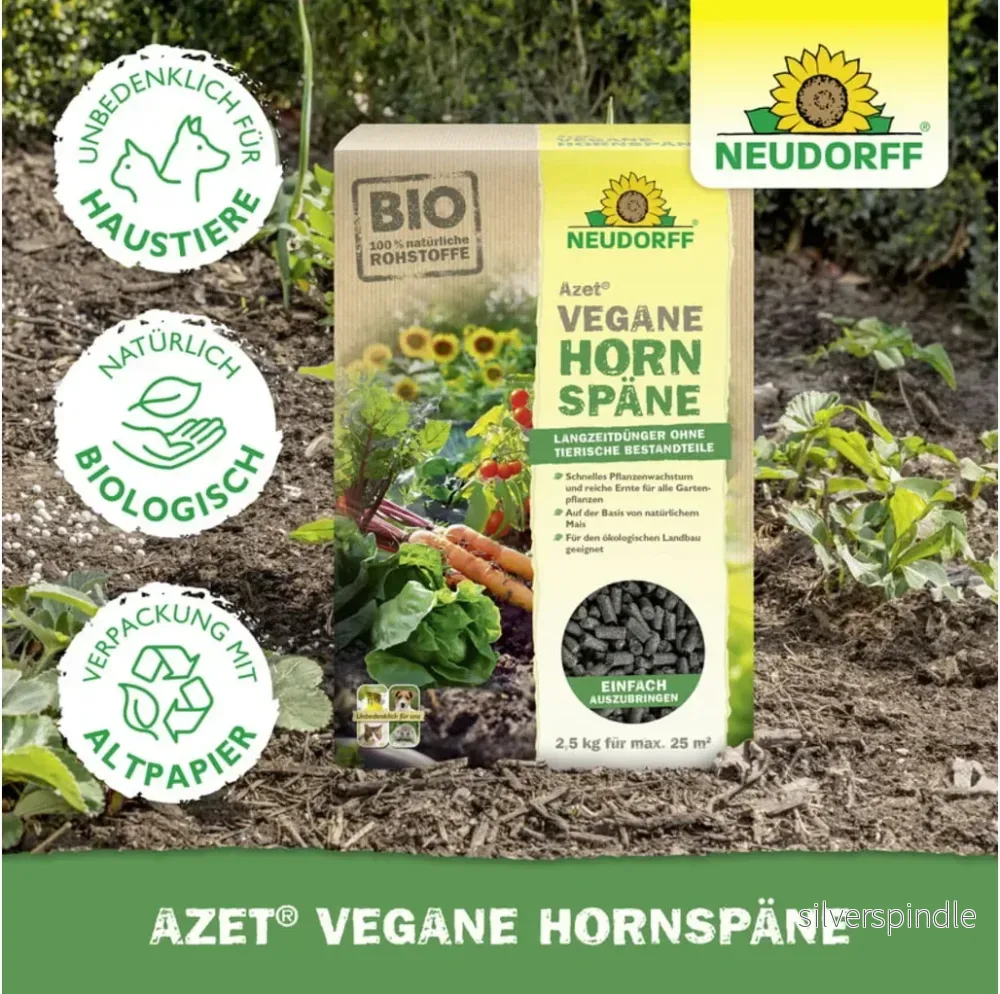 Neudorff Vegaaninen Sarvilastu, Azet Vegan, 2,5 kg - Bild 2