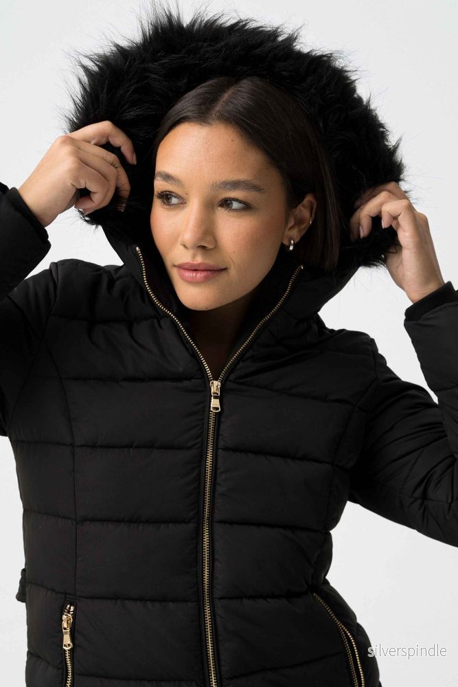 FEED BLACK PUFFER JACKET - Bild 2