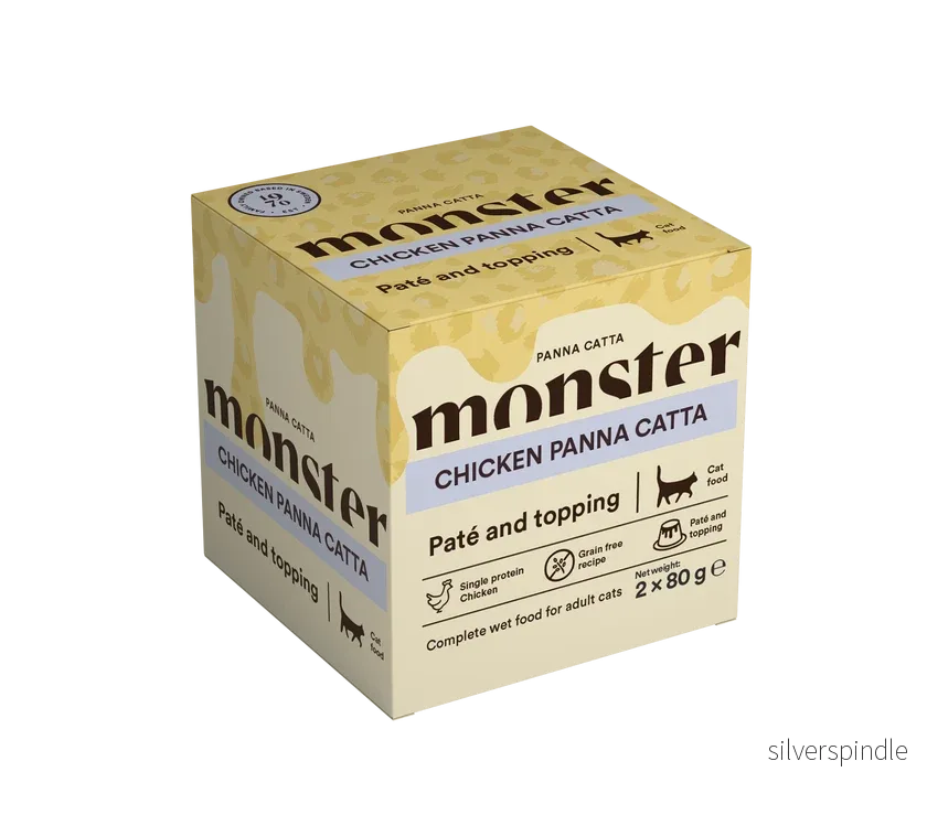 Monster Katt Panna Catta Chicken 2-pack 80 g Monster Katt Panna Catta Chicken 2-pack 80 g