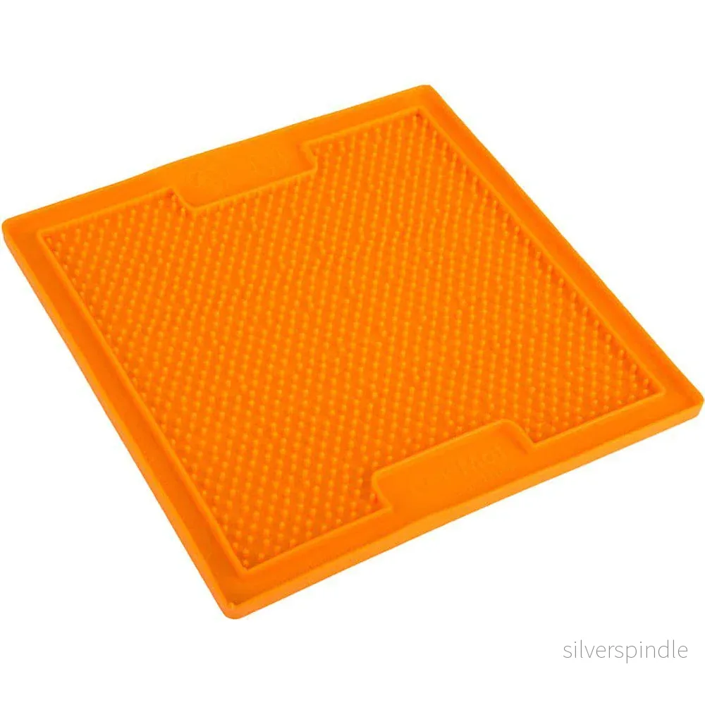 HUNDSKÅL LICKIMAT SOOTHER ORANGE 20x20CM HUNDSKÅL LICKIMAT SOOTHER ORANGE 20x20CM