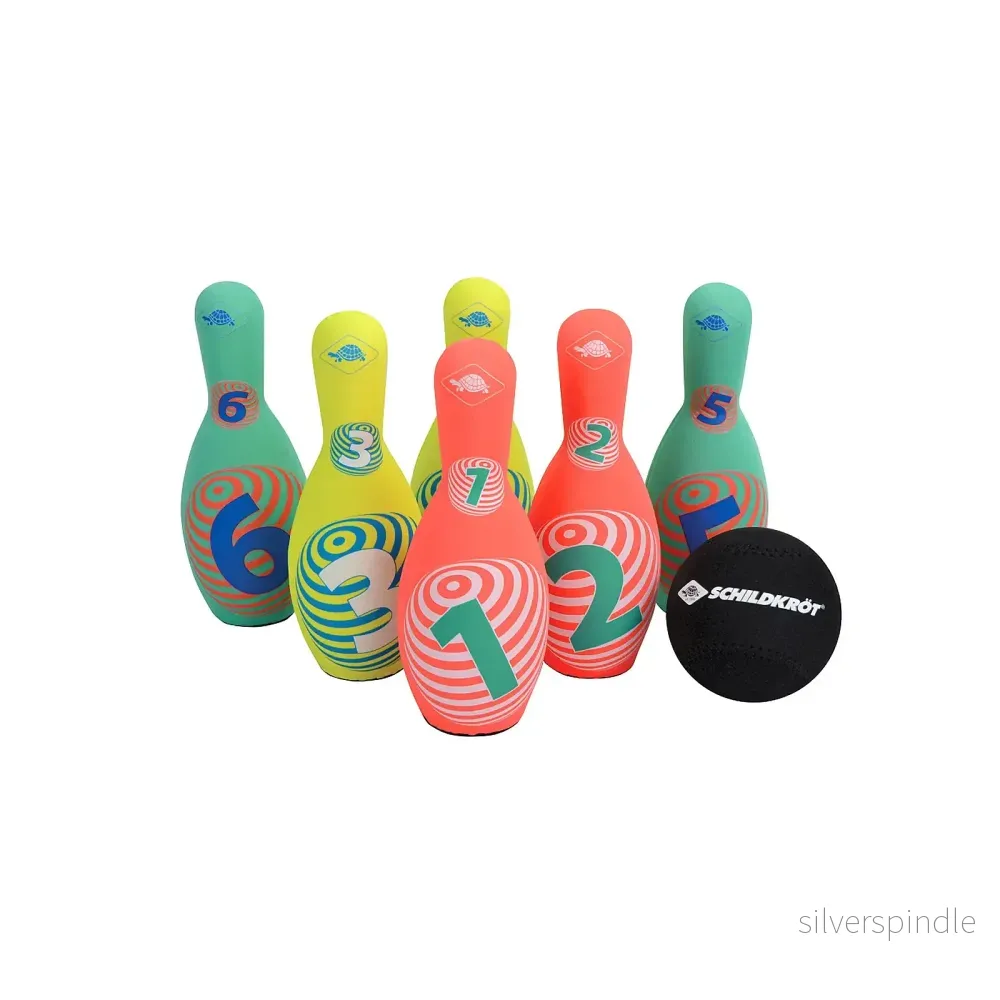 Bowlingset i Neopren – 6 Käglor och Boll med Förvaringspåse Bowlingset i Neopren – 6 Käglor och Boll med Förvaringspåse