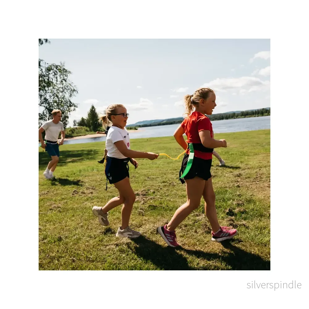Flaggfotboll Tjuva Svans – Tag Belt med kardborre, set med 15 bälten - Bild 2