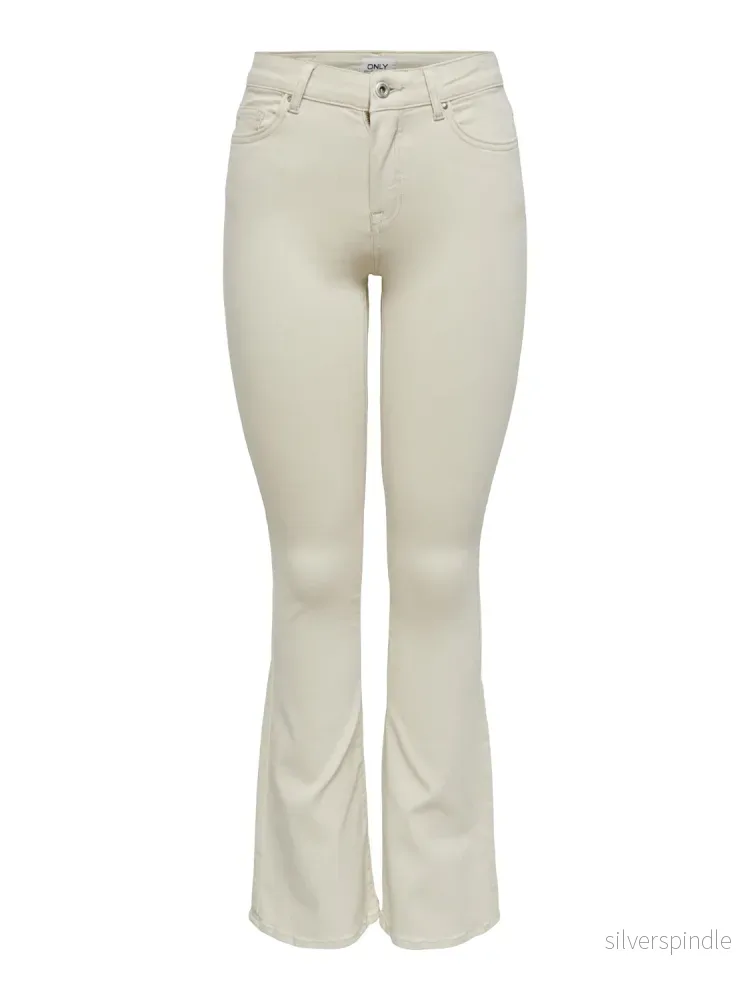 BLUSH FLARED JEANS ECRU - Bild 3
