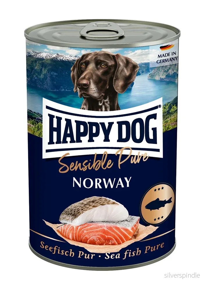 HappyDog konserv, Norway, 100% havsfisk 400 g HappyDog konserv, Norway, 100% havsfisk 400 g