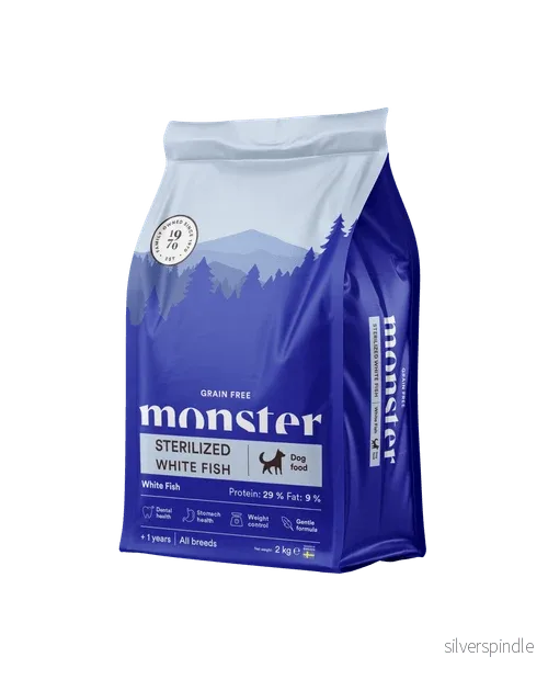 Monster Hund Grain Free Sterilized White Fish 2 kg