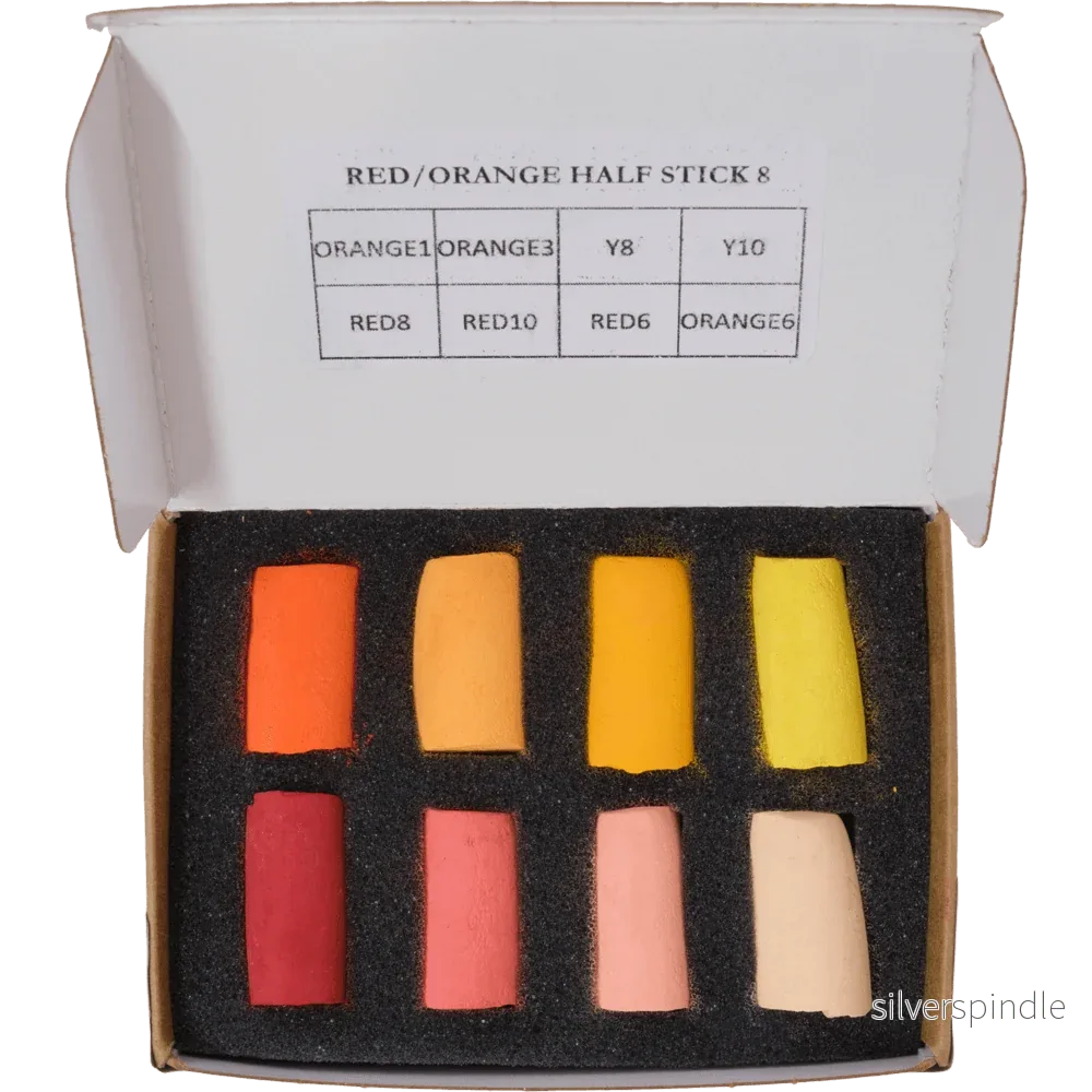 Miniset pasteller – Röd Orange toner Miniset pasteller – Röd Orange toner