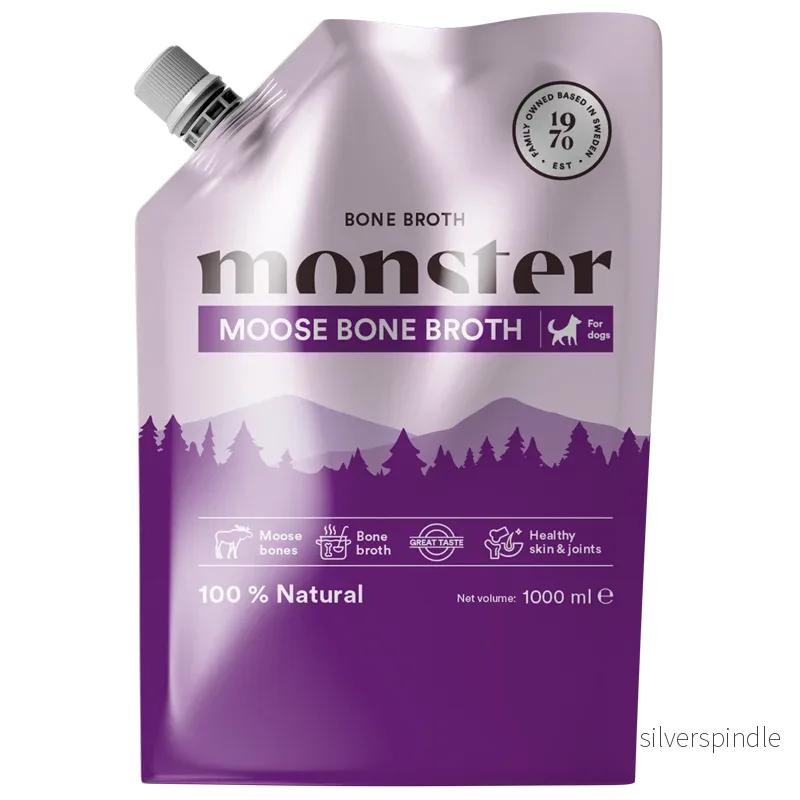 Monster Bone Broth Moose 1000 ml Monster Bone Broth Moose 1000 ml