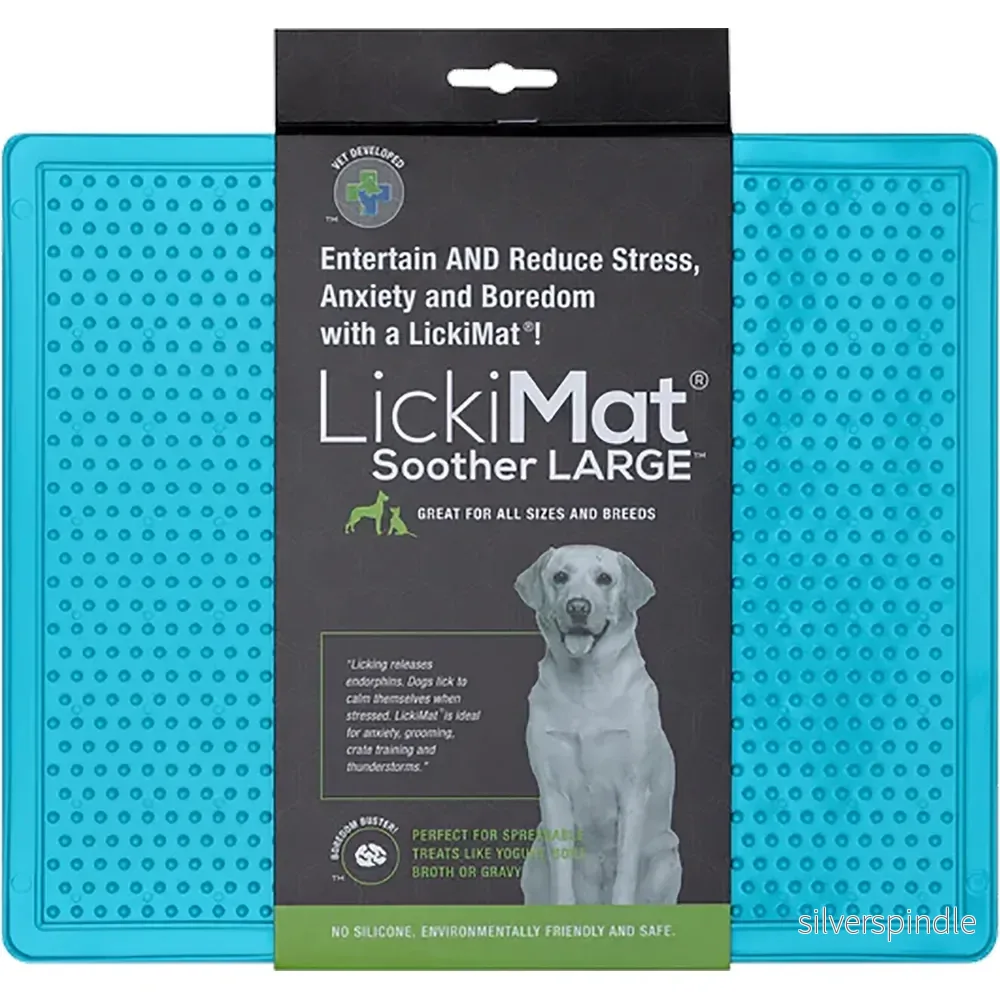Lickimat Soother Xl Ljusblå 30,5×25,5cm Lickimat Soother Xl Ljusblå 30,5×25,5cm