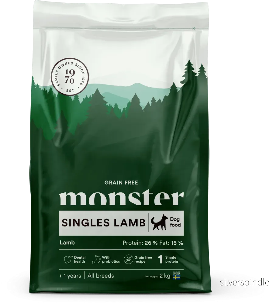 Monster Hund Grain Free Singles Lamb All Breed 17 kg