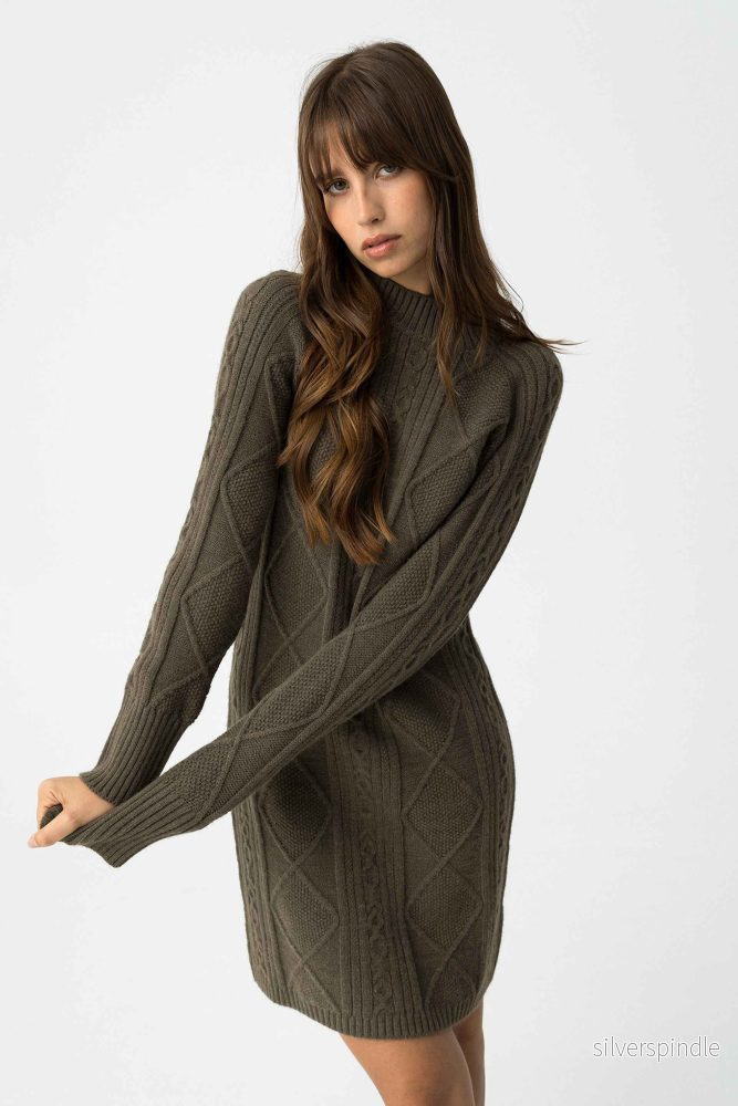 MARIJIN CABLE KNIT DRESS MARIJIN CABLE KNIT DRESS
