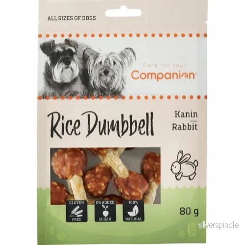 COMPANION RABBIT RICE DUMBBELL 80g COMPANION RABBIT RICE DUMBBELL 80g